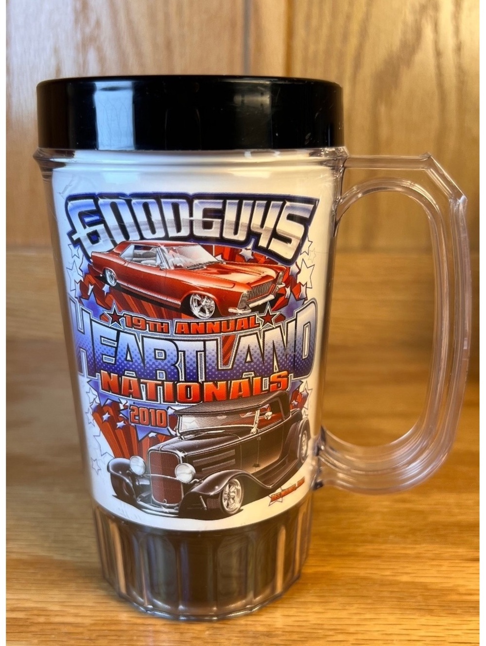 Goodguys Heartland Nationals 2003-2007 Collectible Travel Mugs Set of 4 - Picture 7 of 11